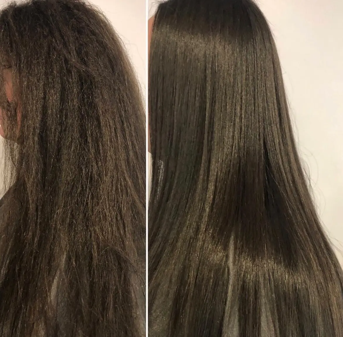 Japanese Hair Straightening before and after