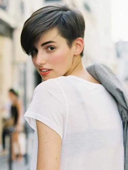 boyish haircut